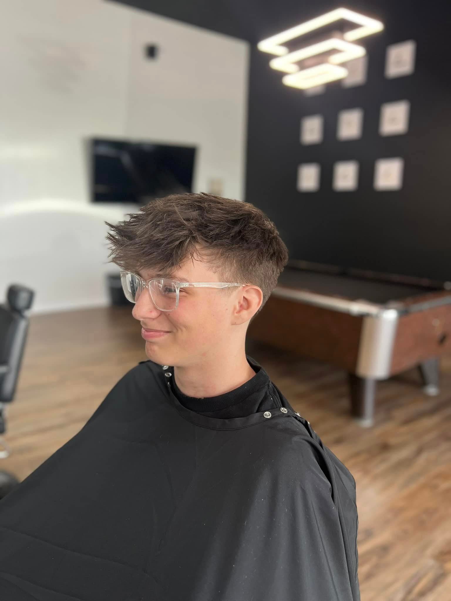 Haircut by The Luxe Cut Club barbershop in Anderson, Indiana — example 7